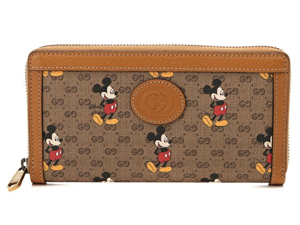 Gucci x DISNEY Mickey GG Wallet Long Zip Limited Collaboration